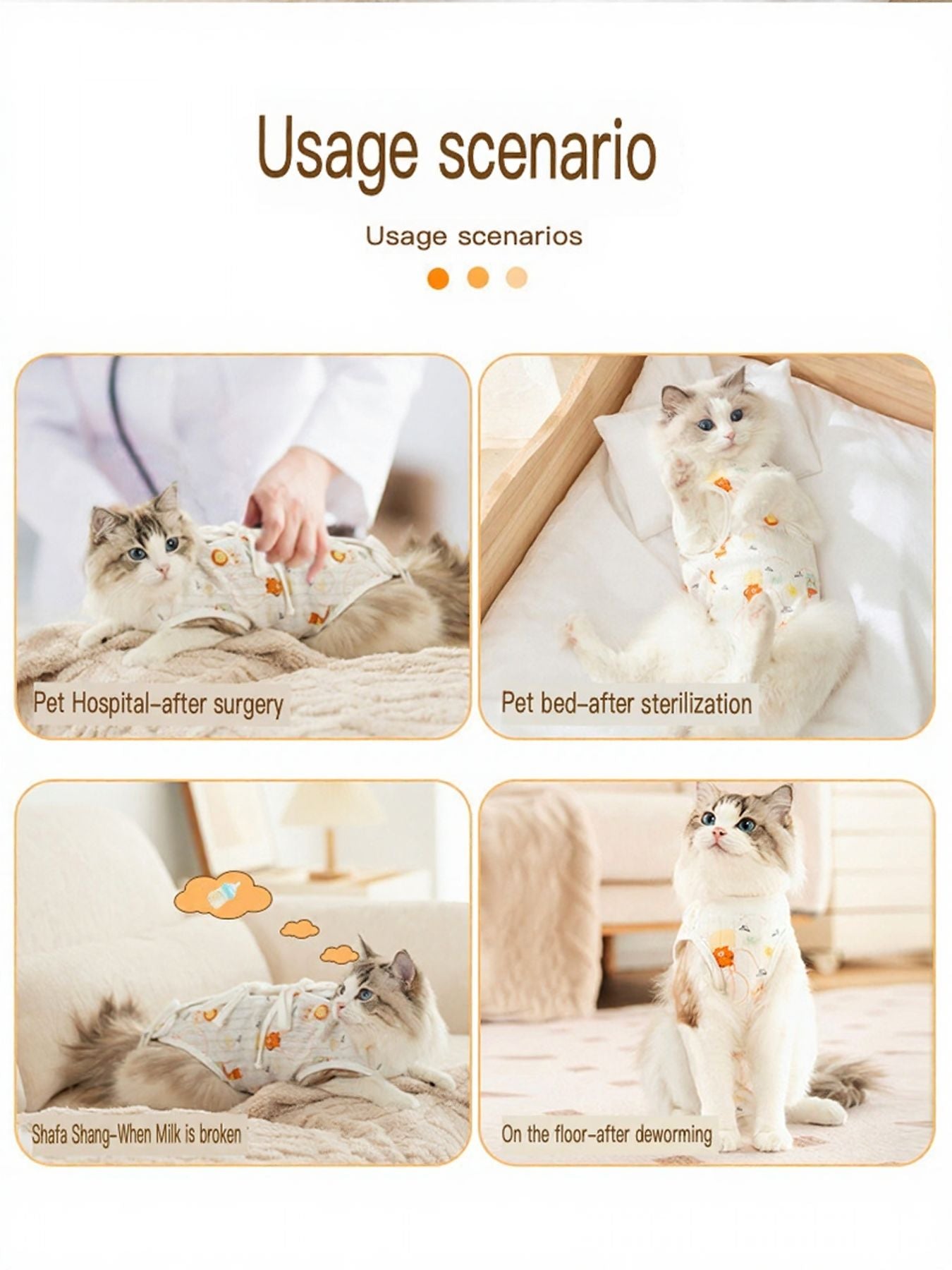 Adjustable Tie Pet Recovery Suit - Loving It Shop