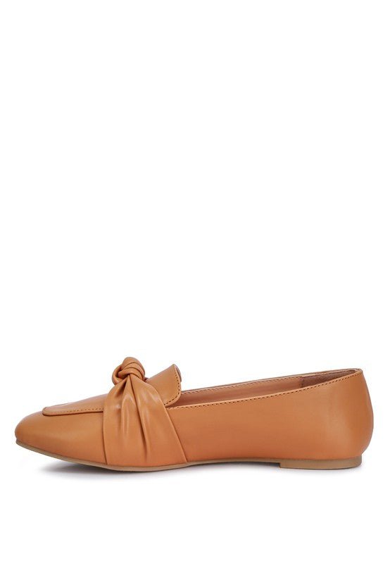 Denali Recycled Faux Leather Flat Loafers - Loving It Shop