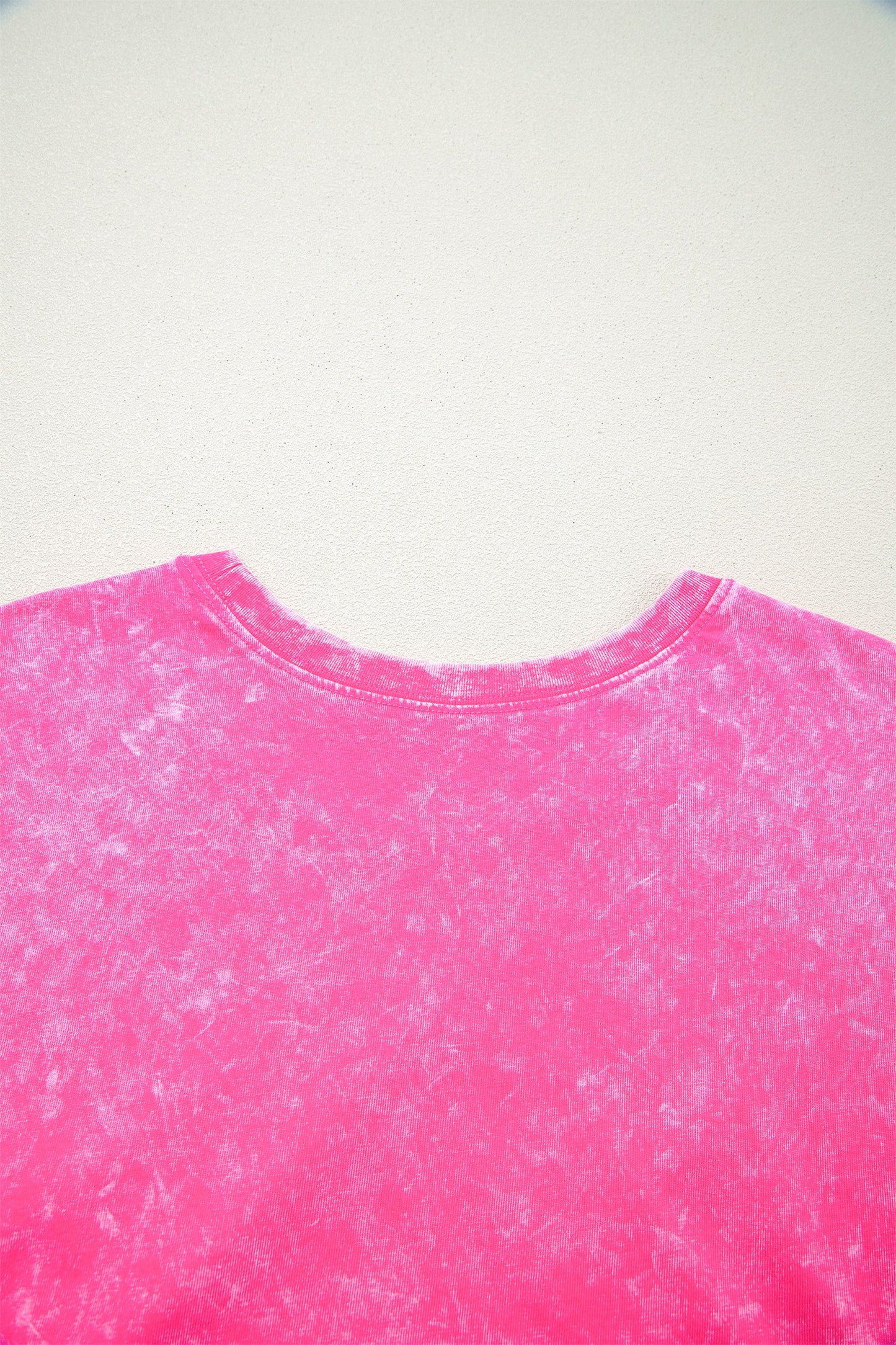 Rose Red Mineral Wash Cotton Short Set