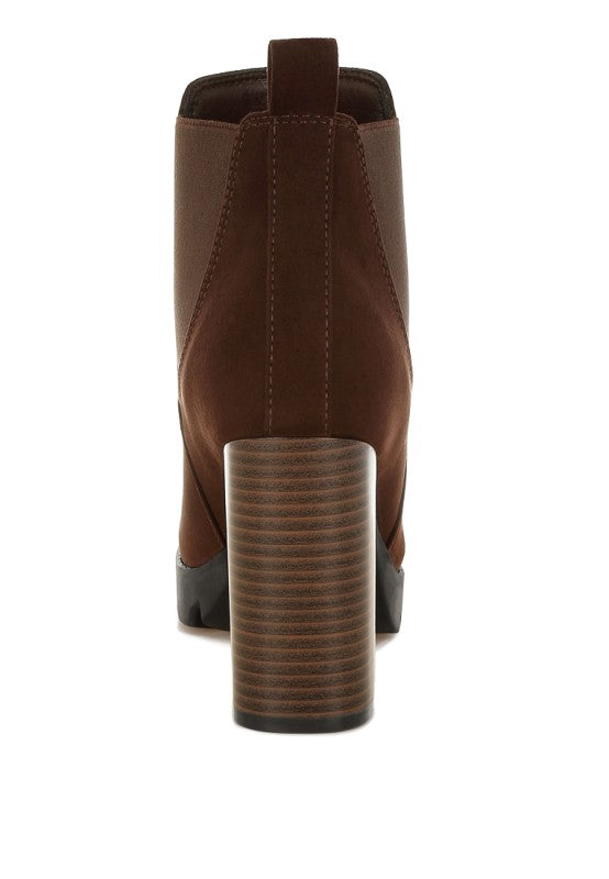 SONIA BLOCK HEELED BOOTS