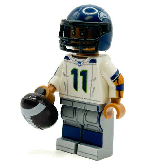 11 WR Seattle Football Player Minifig - Loving It Shop