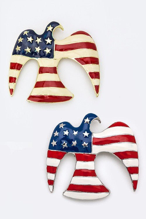 American Eagle Brooch Set - Loving It Shop