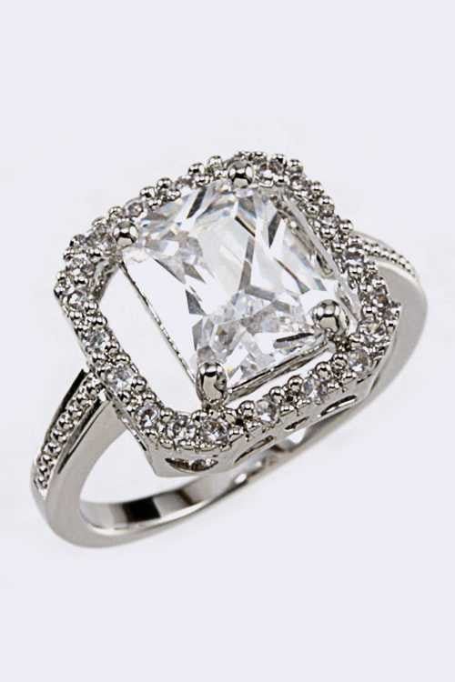 Cubic Zirconia Ring - Loving It Shop