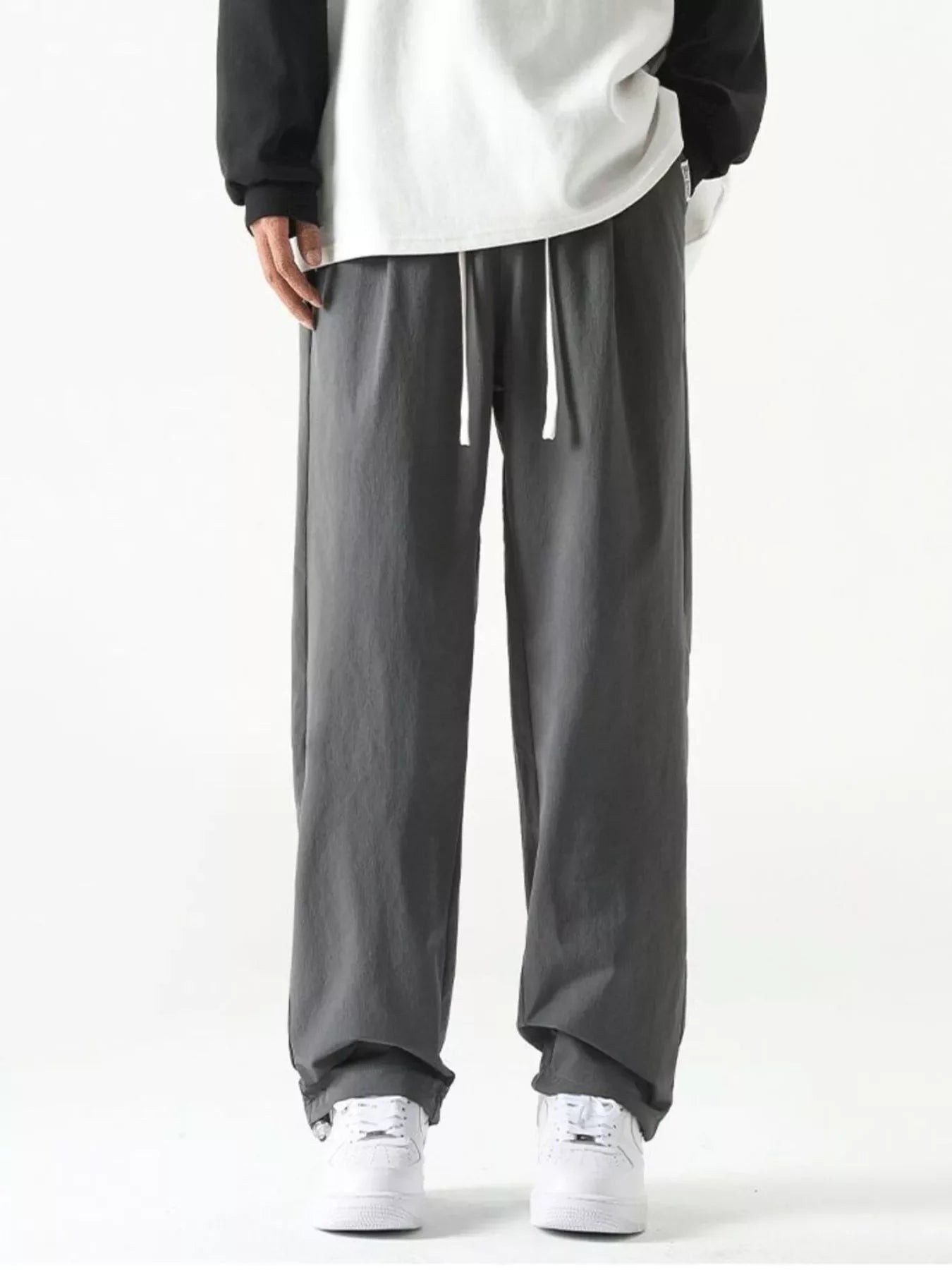 Men's Plus Size Loose Fit Drawstring Casual Pants