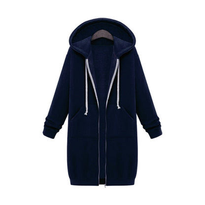 Hooded Long-sleeved Winter Sweater Women&