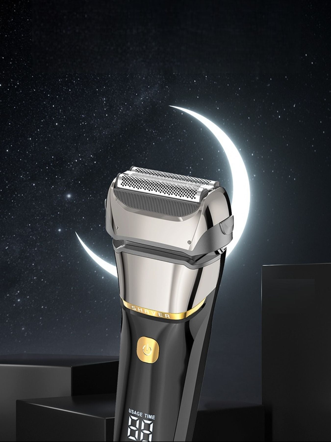 Rechargeable Electric Shaver with LED Display - Loving It Shop