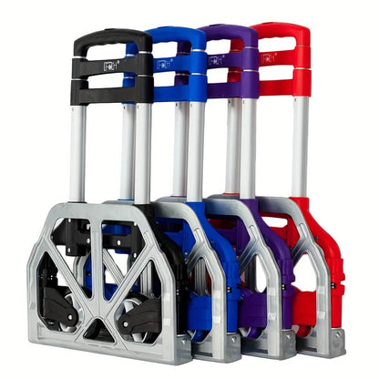 Folding Aluminum Hand Cart &amp; Dolly – 165 lb Capacity | Lightweight &amp; Portable