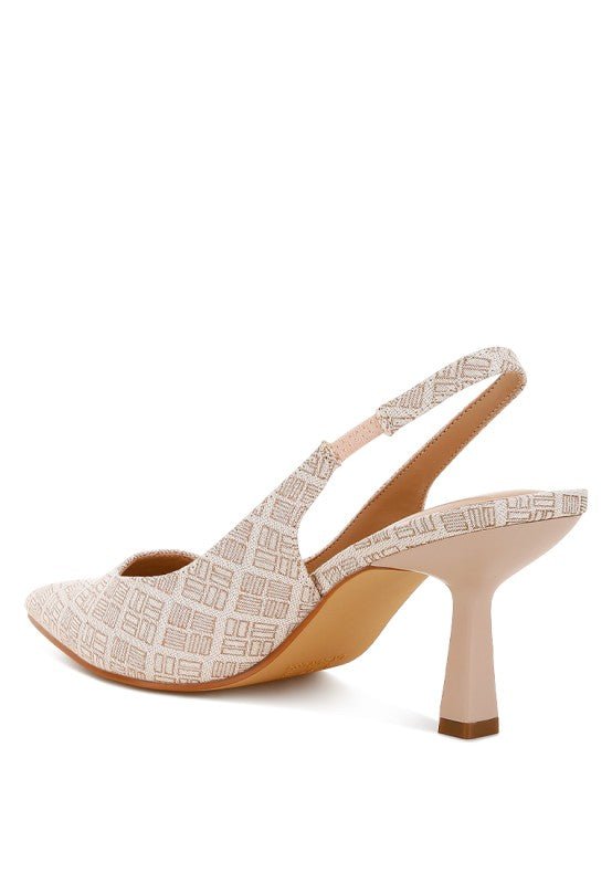 Faina Pointed Toe Kitten Heel Pumps - Loving It Shop