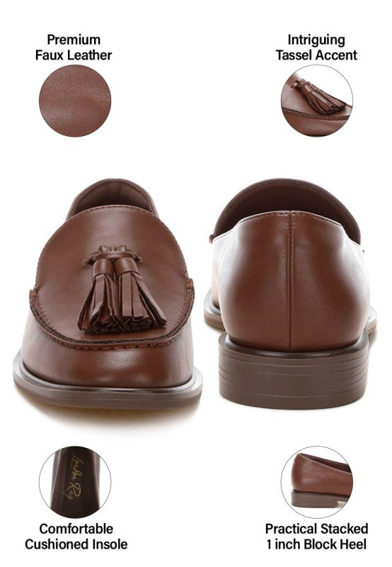 Atilia Tassel Detail Loafers