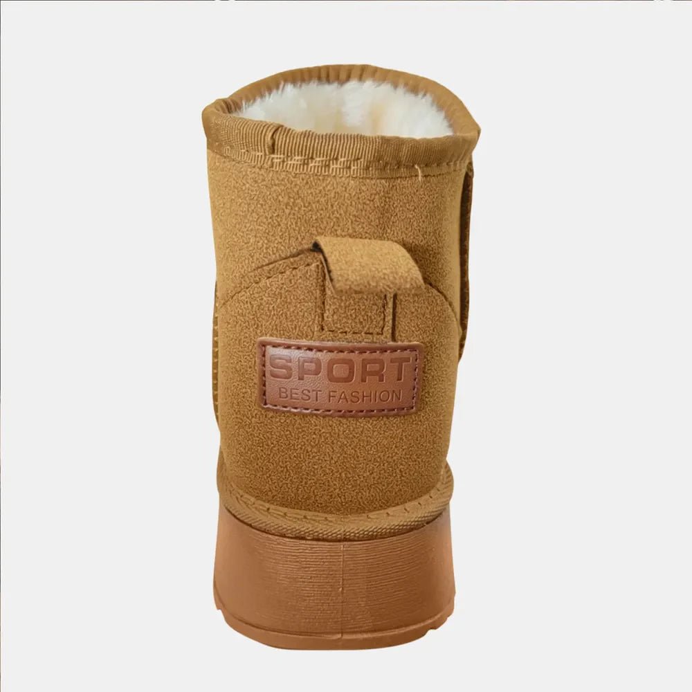 Fleece Lined Chunky Platform Mini Boots - Loving It Shop
