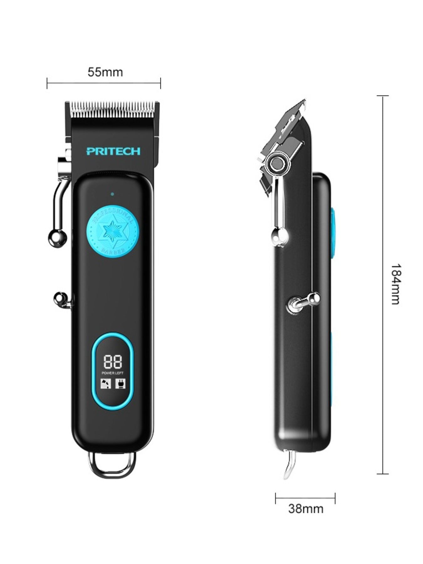 Cordless Hair Clipper with LED Display - Loving It Shop