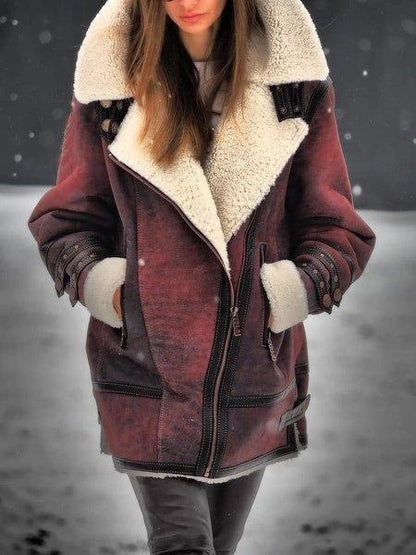 New European And American Thickened Fur One-piece Women&