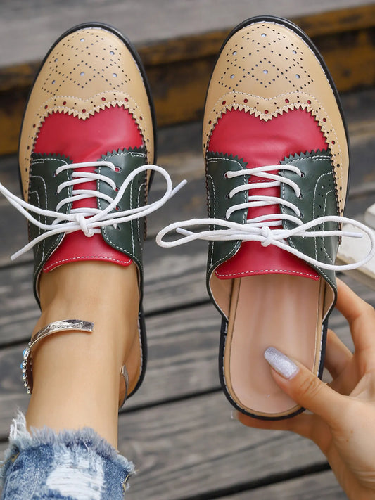 Eyelet Lace Up Slip - Ons - Loving It Shop