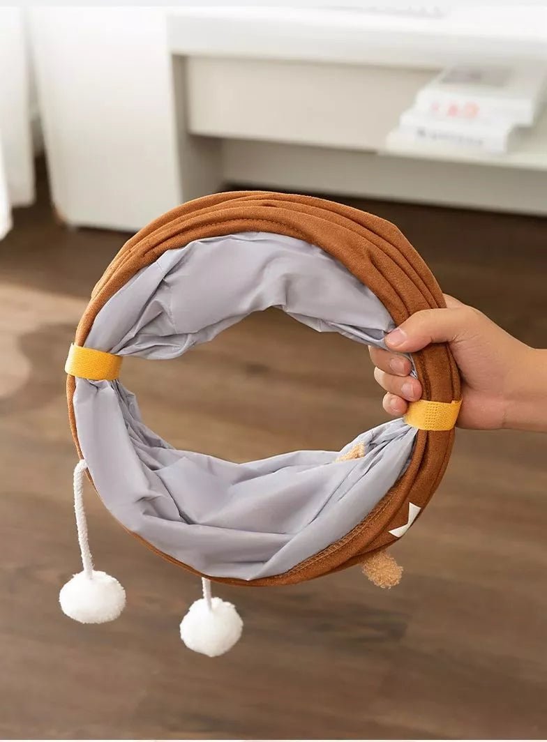 Foldable Cat Tunnel Toy - Loving It Shop