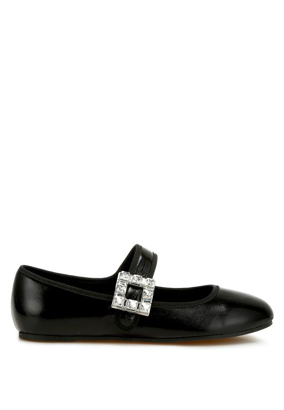 Upstage Brooch Mary Jane Ballerinas