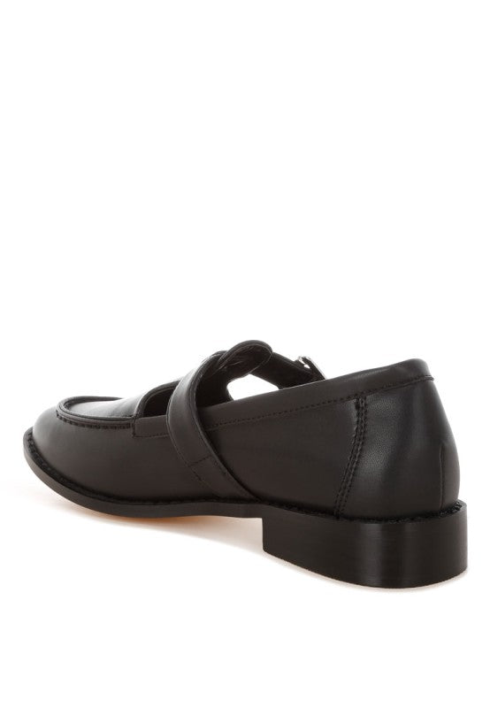 Tesoro Low Heel Mary Jane Loafers