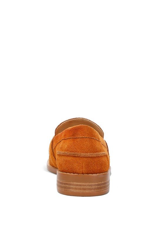 Rhone Tassels Detail Genuine Suede Loafers - Loving It Shop
