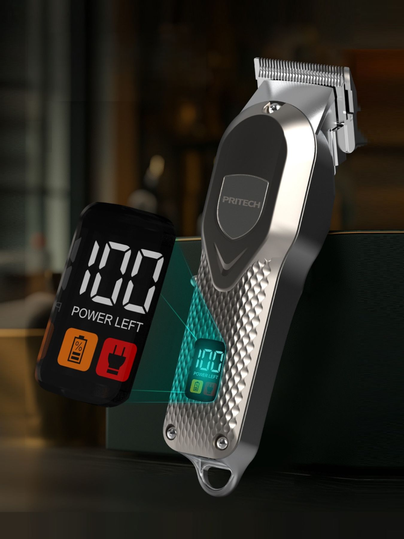 Cordless Hair Clipper with LED Display - Loving It Shop