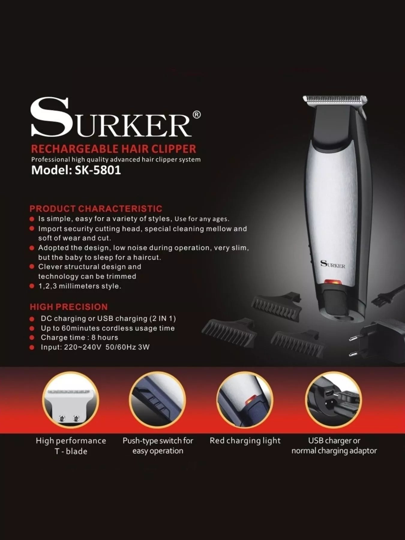 Precision Cordless Hair Clipper - Loving It Shop