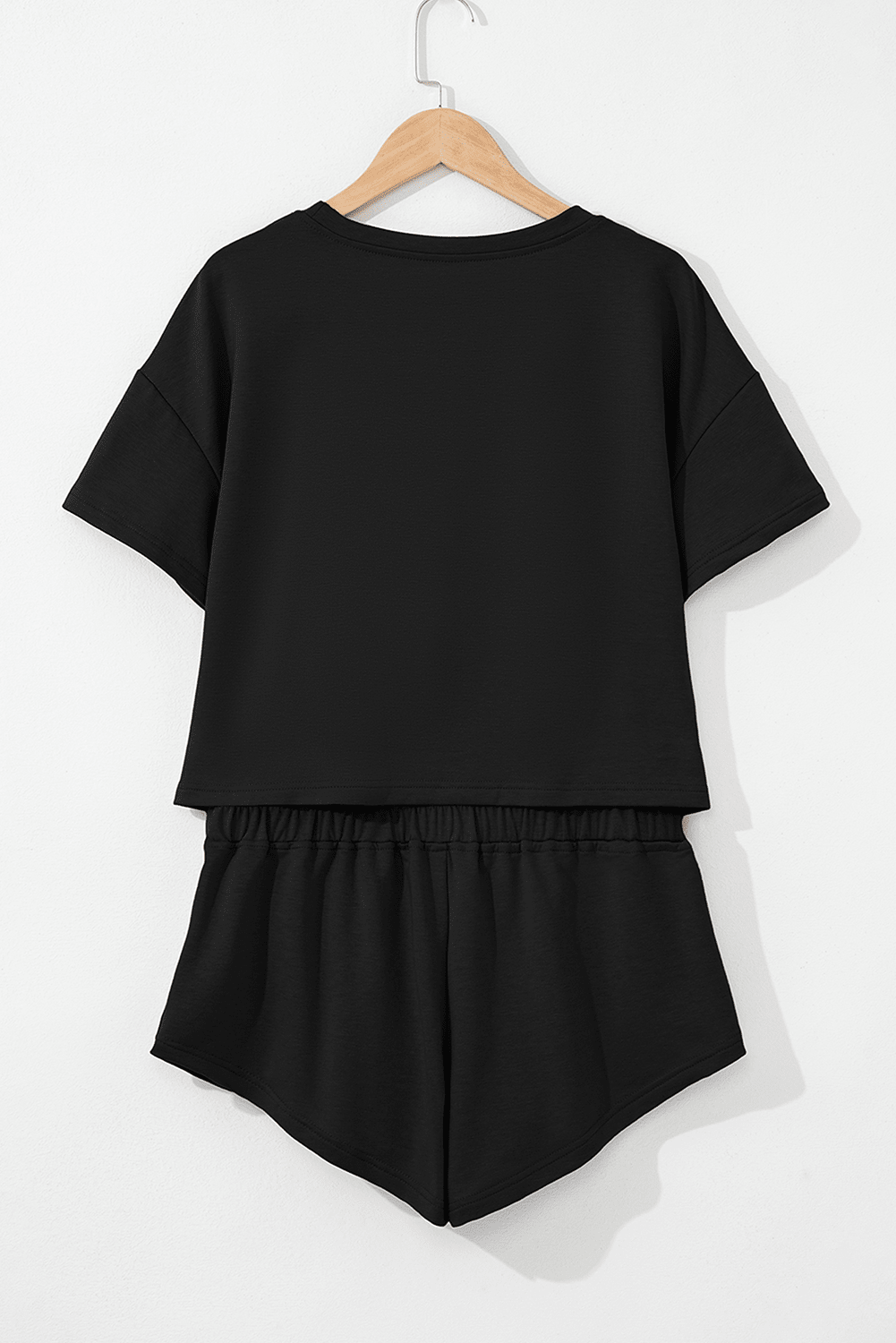 Black Baseball Print Skort Set - Loving It Shop