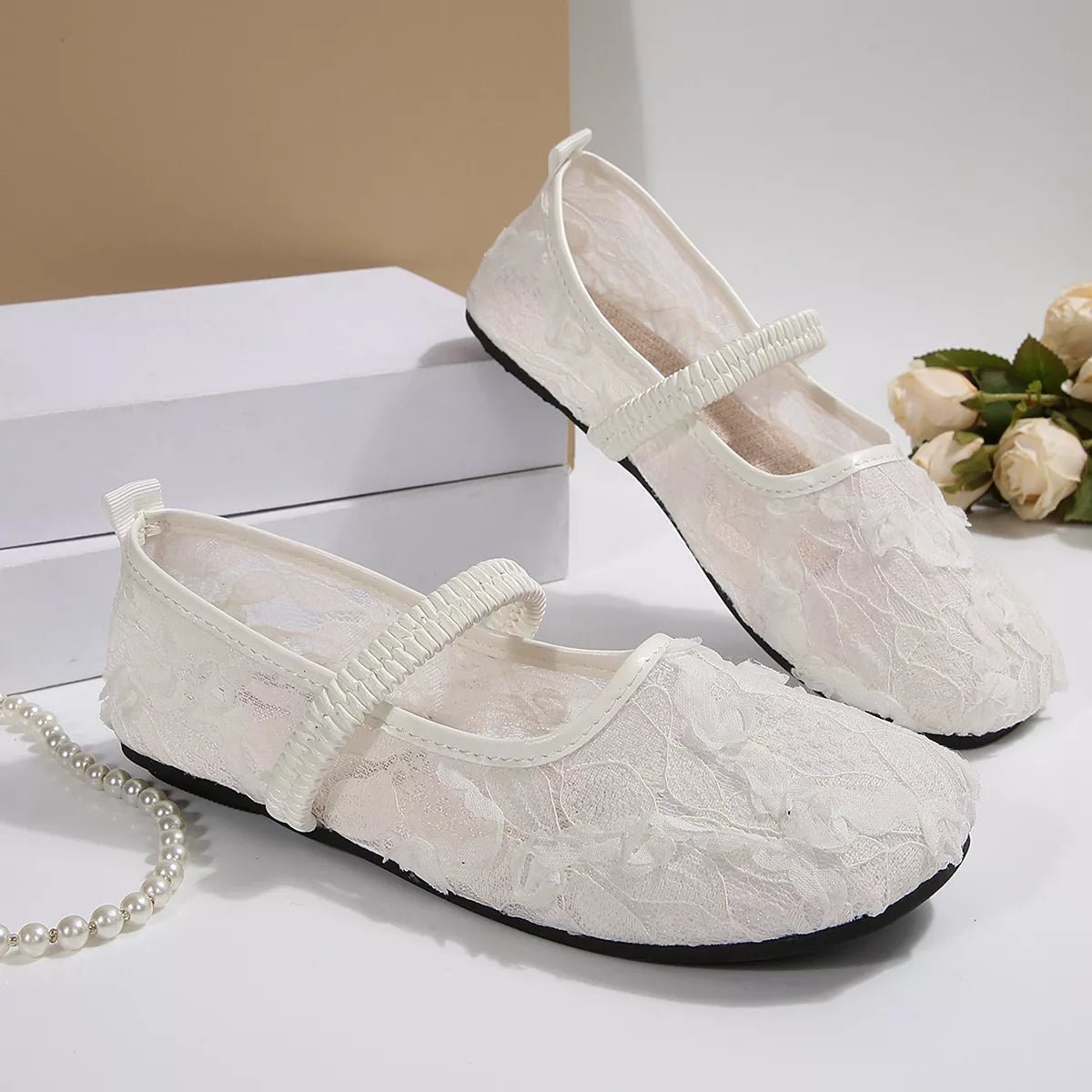 Round Toe Flats Slip - Ons - Loving It Shop