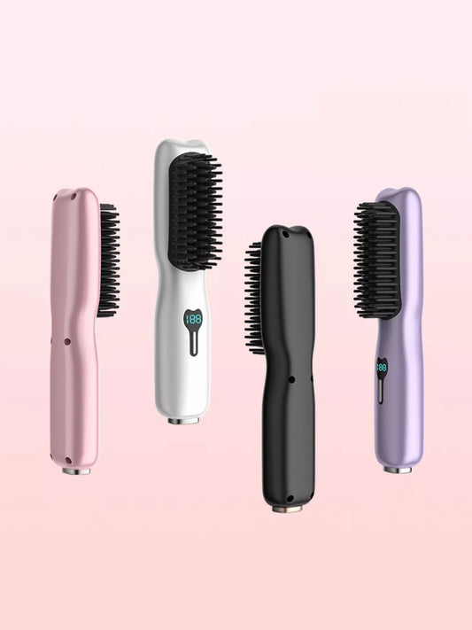 Portable Heated Hair Straightening Comb - Loving It Shop