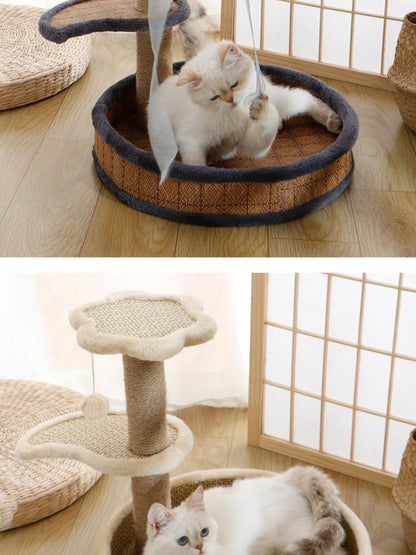 Cat Scratching Post with Cat Bed and Toy - Loving It Shop