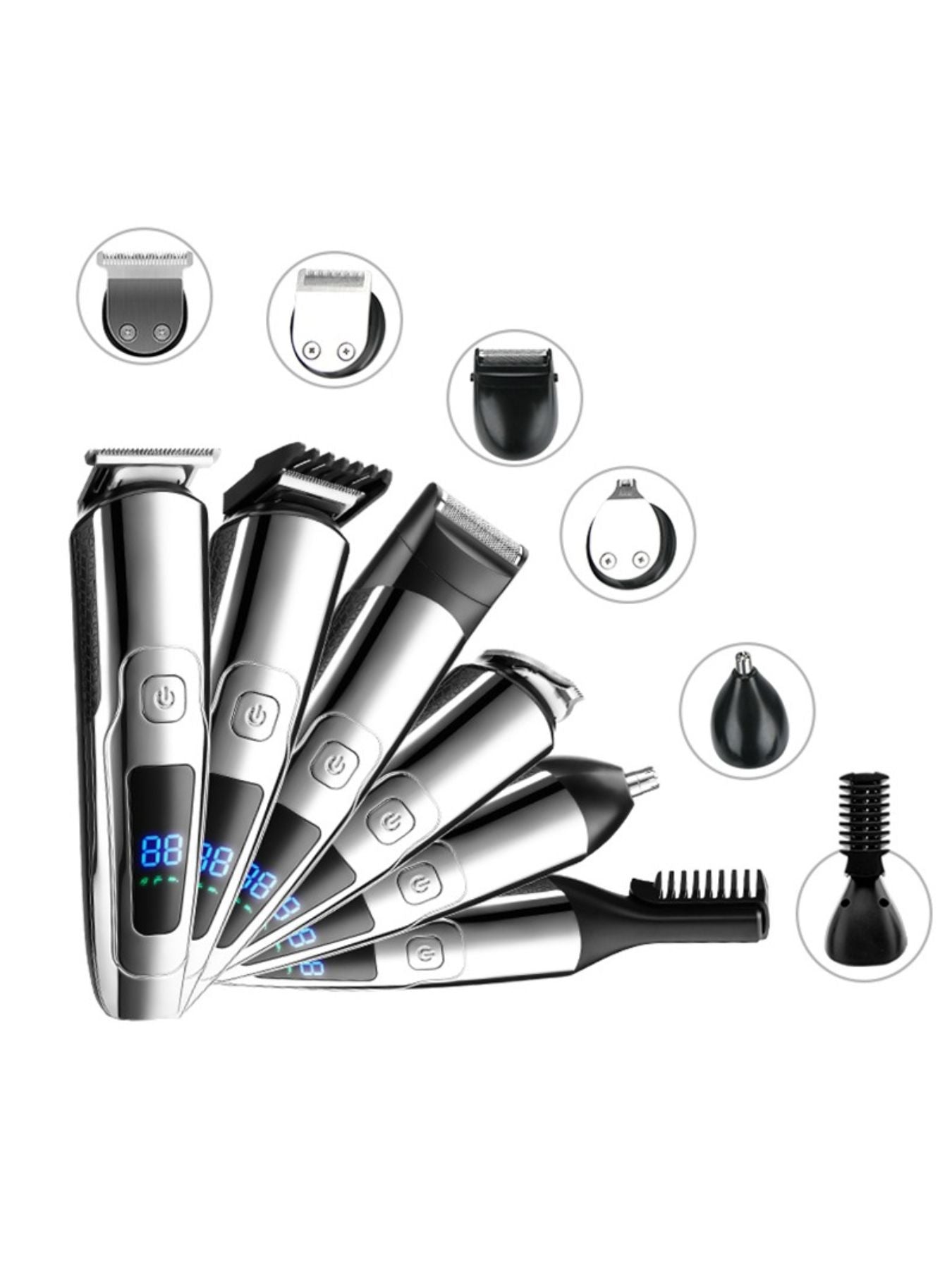 Waterproof Hair Clipper with LED Display - Loving It Shop