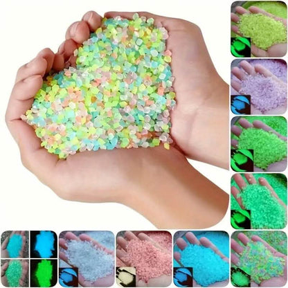 1000-Pieces: Luminous Glowing Stones for Garden, Plants, Aquarium &amp; More