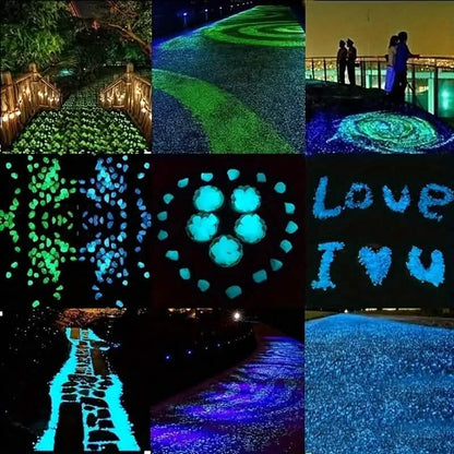 1000-Pieces: Luminous Glowing Stones for Garden, Plants, Aquarium &amp; More