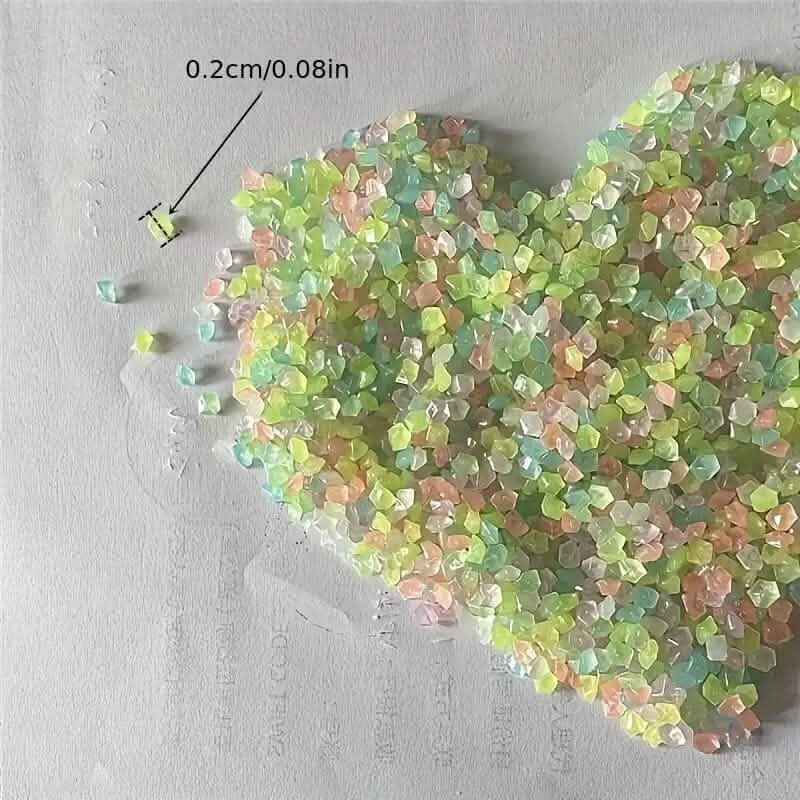 1000-Pieces: Luminous Glowing Stones for Garden, Plants, Aquarium &amp; More