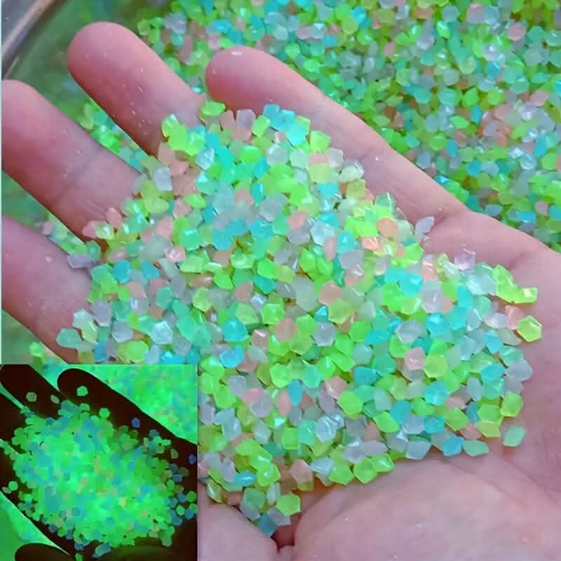 1000-Pieces: Luminous Glowing Stones for Garden, Plants, Aquarium &amp; More