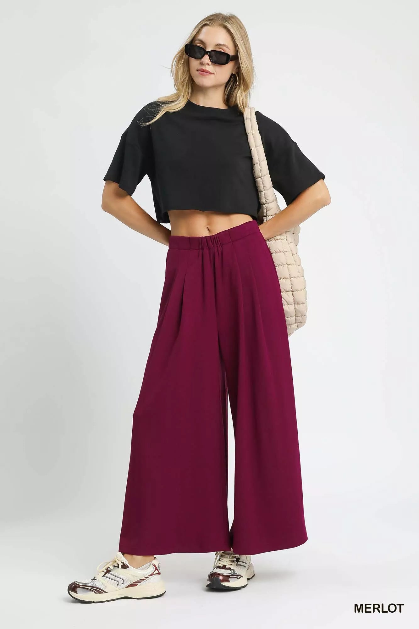 Wide Leg Pants with Pockets