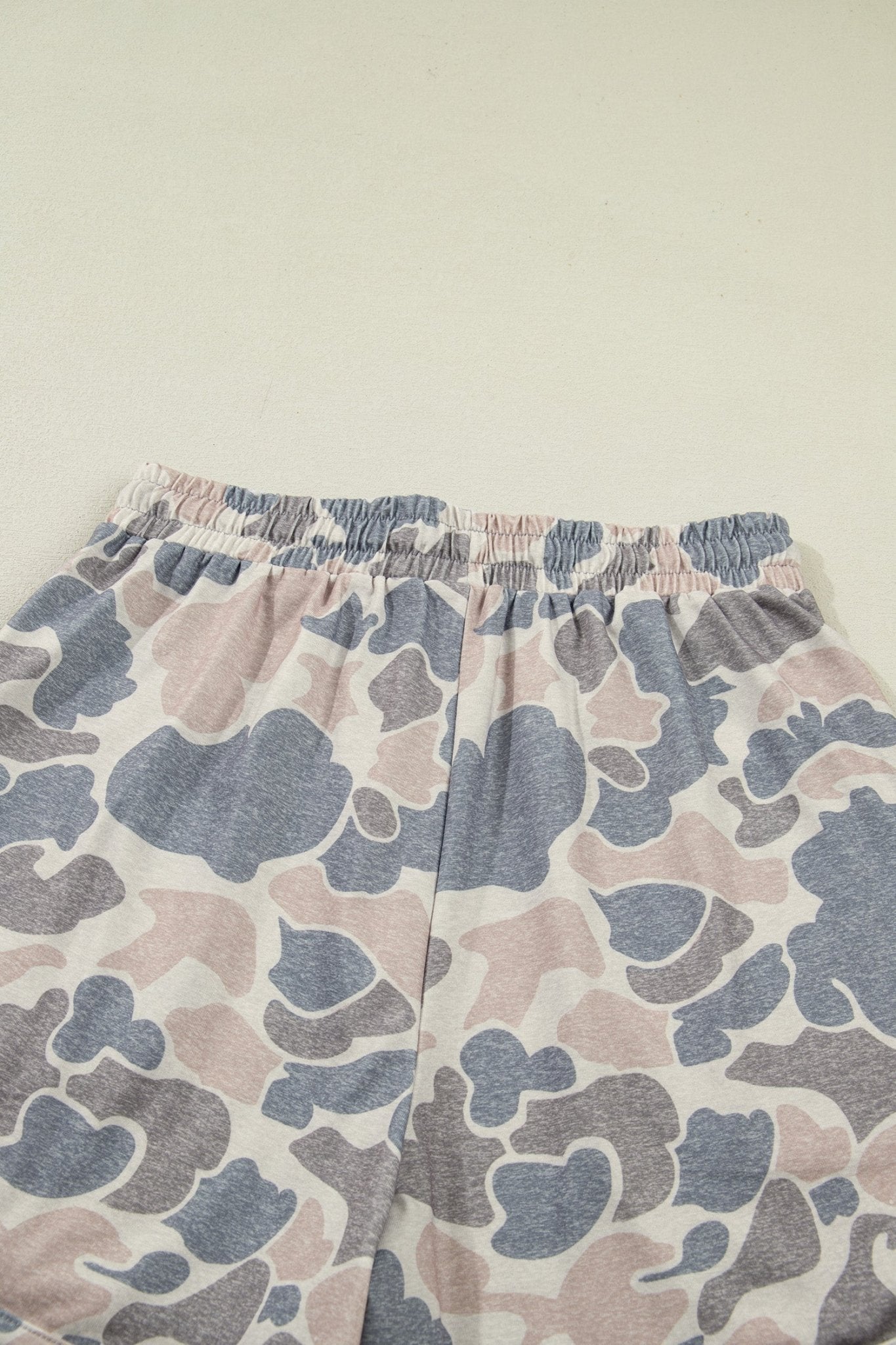 Multicolour Camouflage Loose Tee Drawstring Shorts 2pcs Outfit - Loving It Shop