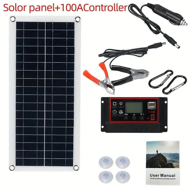 10W Solar Panel 18V Solar Cell 60A&amp;100A Controller Solar Panels