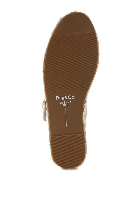 Bolean Soft Suede Leather Mary Jane Espadrilles - Loving It Shop