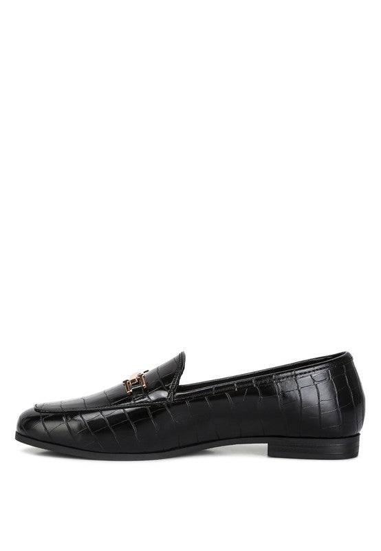 Deverell Street - Smart Horsebit Embellished Loafers - Loving It Shop