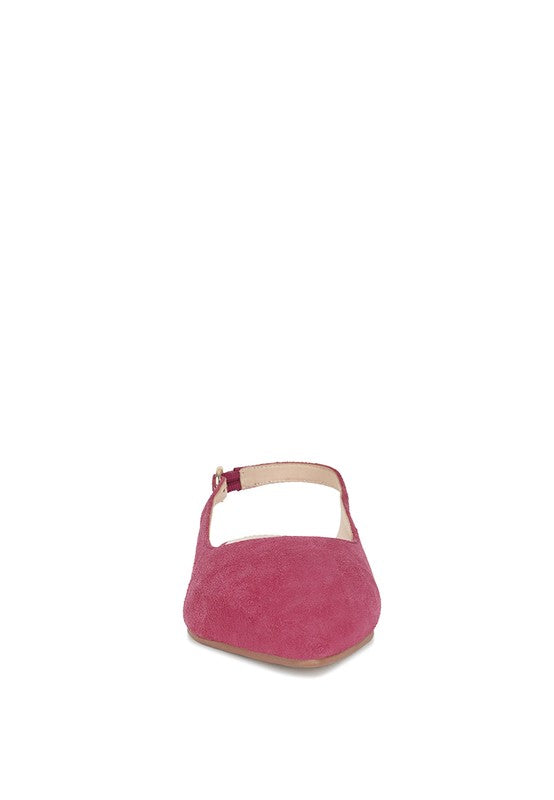 Hocane Genuine Soft Leather Slingback Sandals