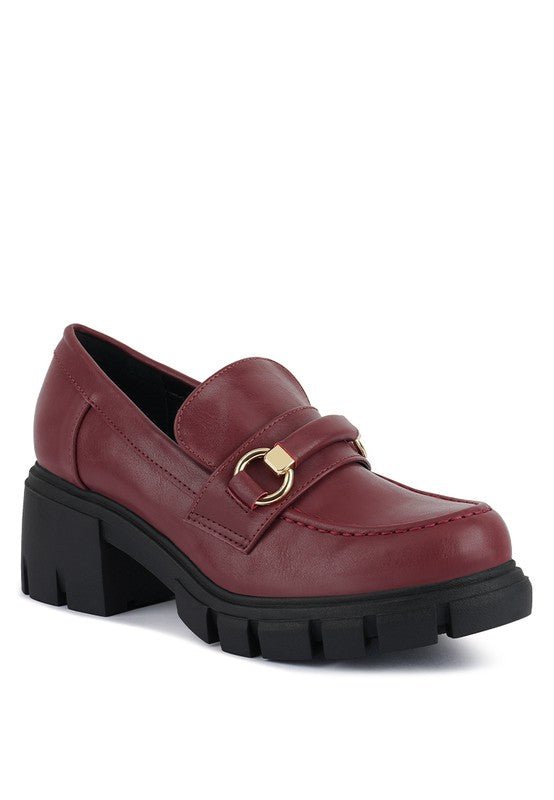 Evangeline Chunky Platform Loafers - Loving It Shop