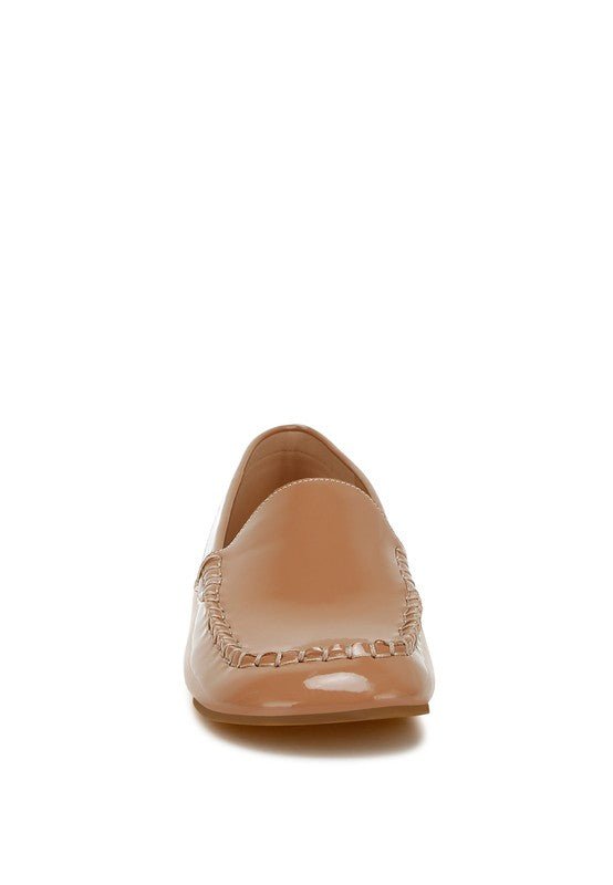 Dama Patent Pleather Loafers - Loving It Shop