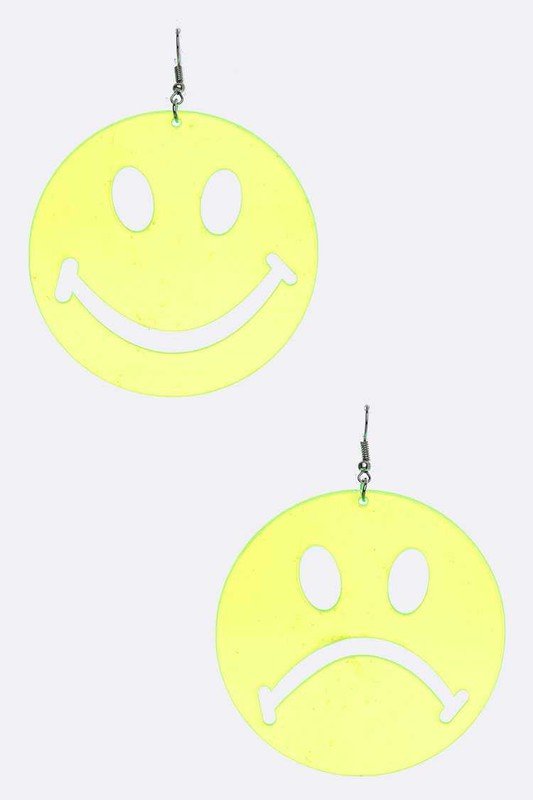 Oversize Plexiglass Cutout Happy Face Drop - Loving It Shop