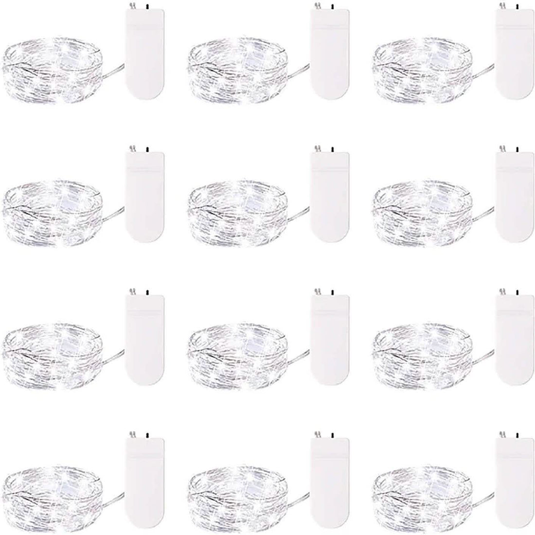 12-Pack: Led Fairy Lights Battery Operated String Lights