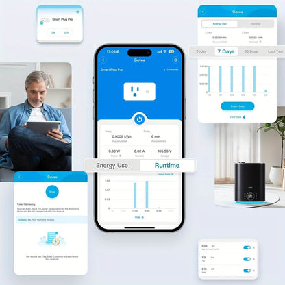 2-Pack: WiFi Smart Plug – 15A, Timer &amp; App Control, Works with Alexa &amp; Google Home