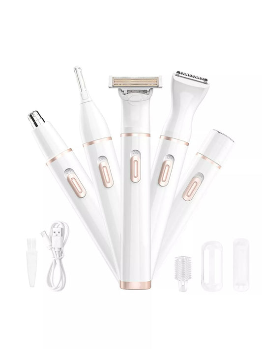 5 - in - 1 Rechargeable Hair Removal Epilator - Loving It Shop