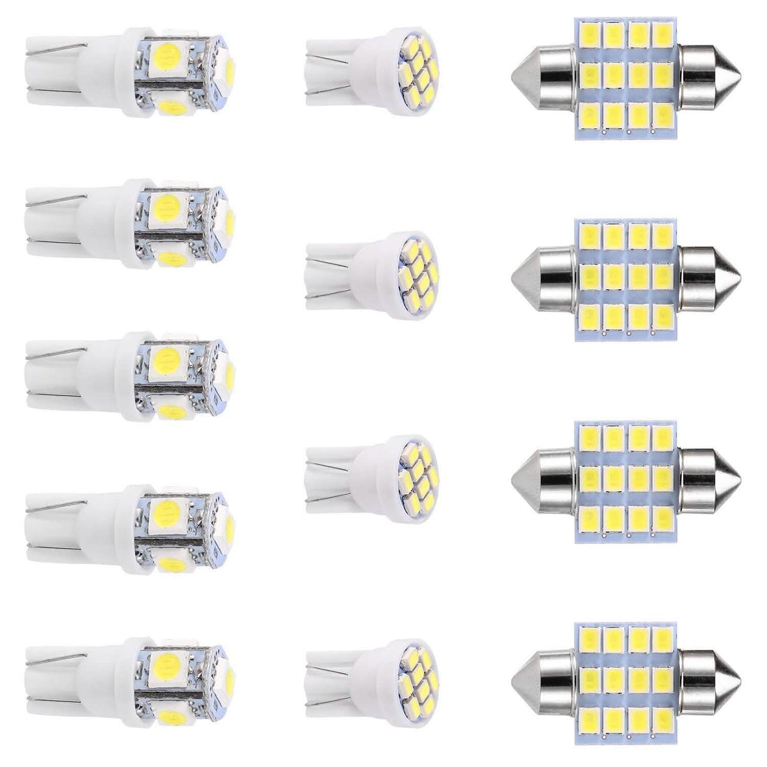 13-Pieces: T10 31mm Festoon LED Light