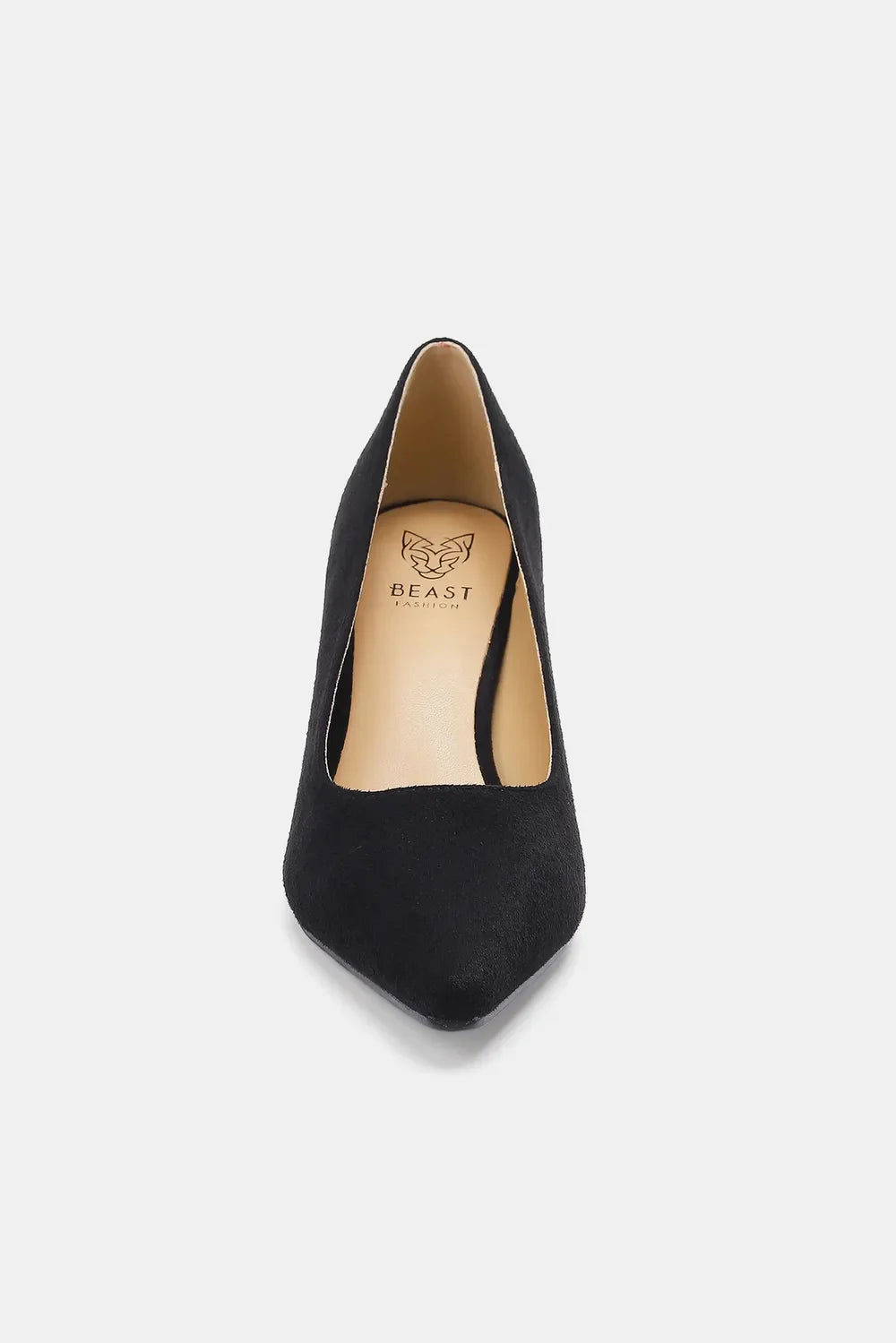 Fashion Faux Suede Point Toe Pumps