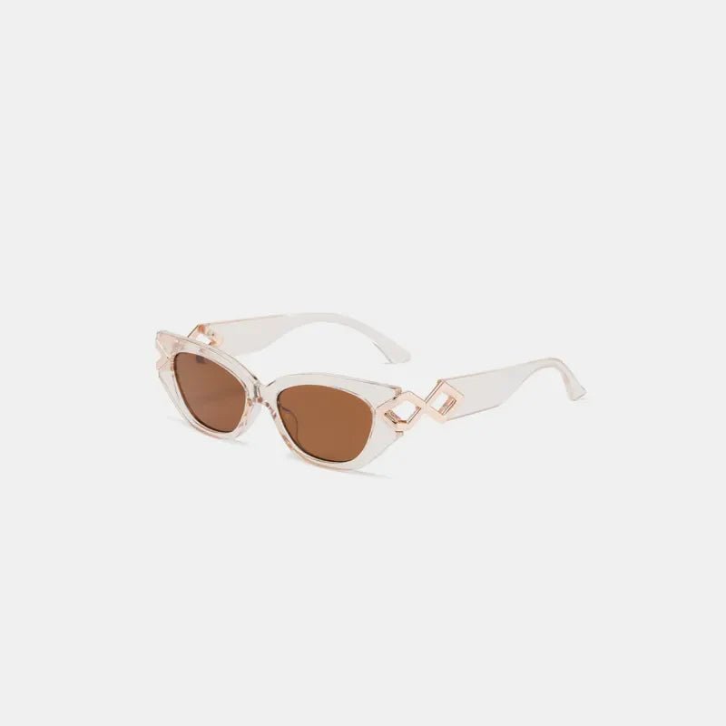 Polycarbonate Frame Cat - Eye Sunglasses - Loving It Shop
