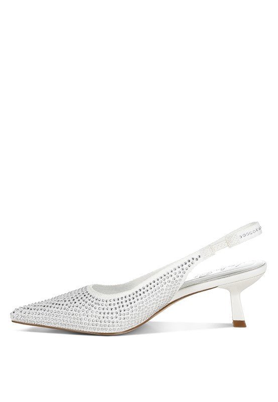 Julep Flyknit Rhinestone Slingback Sandals - Loving It Shop