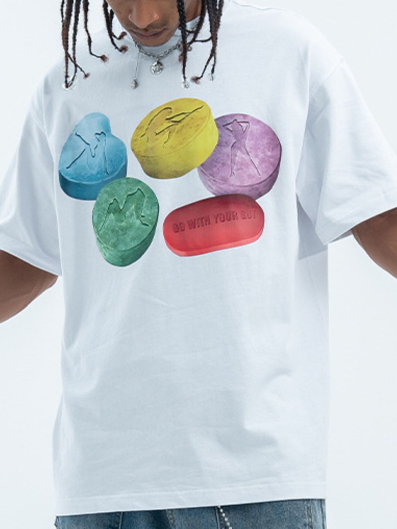 Men's Graphic Round Neck T-Shirt - Loving It Shop