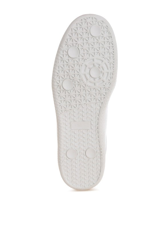 Bostonia Real Leather Casual Sneakers